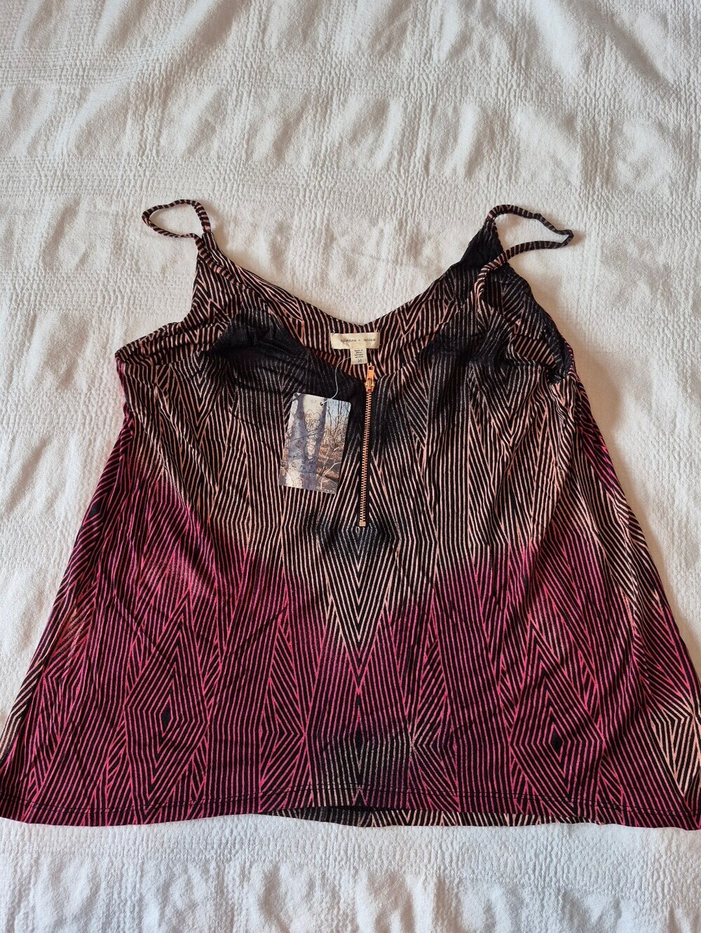 Silence + Noise women's size Medium tank top stripes, new tags attached